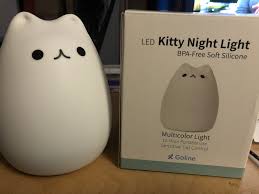 Kitty Night Light For Some Mood Lighting On Stream As My Secret Santa Said Xd Album On Imgur
