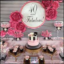 40th Birthday Party Decorations For Her Fashion Birthday Party Ideas Photo 1 Of 16 40th Birthday Decorations Birthday Party Decorations For Adults Fashion Birthday Party
