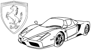 Ferrari coloring pages are black and white pictures of fast cars. Art Therapy Coloring Page Italy Ferrari 13