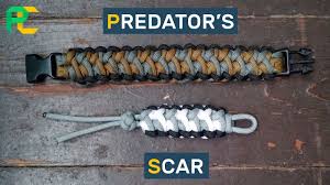 Predator S Scar Paracord Bracelet Without Buckle With Buckle Paracord Bracelets Paracord Bracelet Tutorial Paracord Tutorial