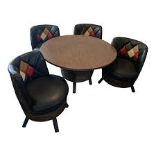 Sears has a wide range of sizes and styles that will fit your space perfectly. 1970 S Sears And Roebuck Company Wine Barrel Dining Room Table 4 Chairs Chairish