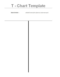 T Chart Template Template