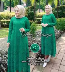 Gamis kebaya tutu marsya tille bordir tuo tone (voll 03) bahan tille bordir tuo tonelapis puring. Baju Gamis Kebaya Modern Model Baju Muslim