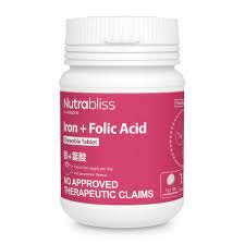 Nutrabliss By Watsons Iron Folic Acid Chewable Tablet 1g 120s Lazada Ph