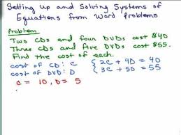 3 2 Prof Harland Gives A Thorough Explanation Of 2 Applications Of Linear Systems Linear System Words Math