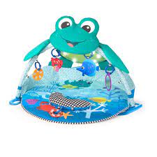 Baby Einstein Neptune Under The Sea Lights Sounds Activity Gym And Play Mat Ages Newborn Walmart Com