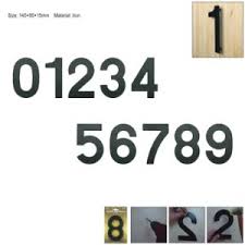 Premium quality, personalized signage made just for you. China 6 Inch 145mm Big Modern House Number Hotel Home Door Room Number Outdoor Address Plaque Iron China House Number Address Plaque