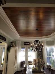 Laminate Hardwood Flooring For Your Ceiling In 2021 Laminate Hardwood Flooring Dining Room Ceiling Flooring On Ceiling