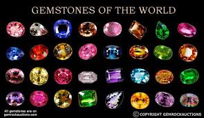 A List Of Precious And Semi Precious Gemstones And Their Treatments Precious Gemstones Gemstones Precious Stones