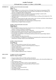 Senior finance officer duration of contract: Supply Chain Finance Resume Samples Velvet Jobs