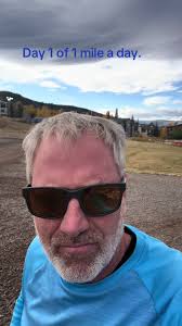 New fitness thing. 1 mile a day. Everyday. #mileadaychallenge  #steamboatsprings #running #trailrunning i got the inspiration from @Max  Jolliffe who just won the Moab 240 race. Way to go Max!