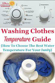 This is to reduce the likelihood of your darks bleeding, which happens when the dye used on your garments isn't stable or deep enough in the fibers. Washing Clothes Temperature Guide How To Choose The Best Water Temperature For Your Laundry