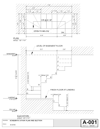 Stairs To Cellar Architect Drawings Imperial Measurements Nicholas Liberis Via Ecobrooklyn Com Stair Plan Stairs Design Winder Stairs