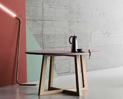 It is just like having your pocket. Contemporary Table Feng Shui Imperial Line Oak Walnut Walnut Base