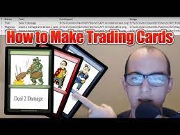 Or maybe you just think it would be really cool to create your own card game. When I First Started Learning How To Make A Board Game I Was Confused My Brain Understood That I Needed To Mak Trading Card Template Gaming Blog The Magicians