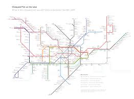 map the cheapest pint in the pub closest to every tube