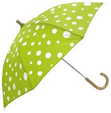 White Dotted Green Umbrella Png Umbrella Cool Umbrellas Polka Dot Decor