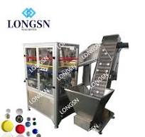 Automatic Plastic Bottle Cap Gasket Liner Inserting Machine ...