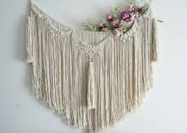A wide variety of about 49% % of these are other home decor, 11%% are tapestry, and 1%% are antique imitation crafts. Large Macrame Wallhanging This Unique Wall Hanging Was Made With 2mm And 3mm 100 Unbleached Cotton Rope Perfect For An Macrame Wall Art Wall Hanging Macrame