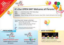 This amount includes applicable customs duties, taxes, brokerage and other fees. Smart Reader Kids Seksyen 3 Shah Alam Selangor Malaysia It S Our Open Day Welcome All Parents