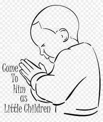 Boy and girl praying coloring page. Picture Royalty Free Stock Collection Of A Boy Praying Child Praying Coloring Page Clipart 267272 Pikpng