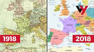Part of an online history of the 20th century How The World Map Has Changed In 100 Years Since Wwi Youtube