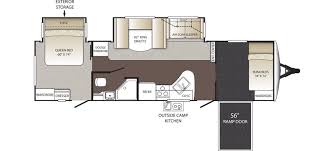 Enjoy our buyers guide for tips on what to look for in a great two bedroom travel trailer. Floorplan Image Of Keystone Outback Model 310tb Rear Queen Bedroom Front Toy Hauler Bunk Room Corner Shower Two Keystone Rv Travel Trailer Keystone Outback