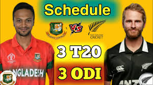 India vs england (ind vs eng) t20, odi, squad series 2021 squad, schedule, time table: Bangladesh Tour To New Zealand Complete Schedule 3 Odis 3 T20 I Ban Vs Nz Series 2021 Schedule Youtube