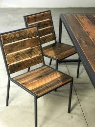 Custom Handmade Interior Exterior Reclaimed Wood Rustic Modern Dining Counter Bar Chair Restaurant Hospitality Commercial Industrial In 2021 Welded Furniture Metal Chairs Metal Furniture