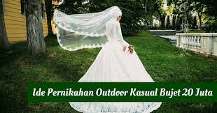 Tampil secara unik dan berbeda, konsep ini diklaim sebagai alternatif pernikahan dengan bujet yang relatif ramah di kantong calon pengantin. Ide Pernikahan Outdoor Yang Kasual Dan Hangat Bujet 20 Juta Tamasia Co Id