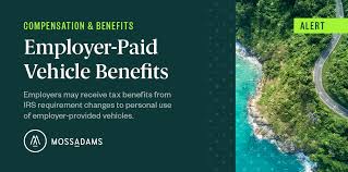 Updates On Personal Use For Employer Provided Vehicles