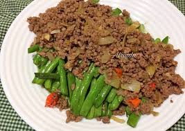 Resep Buncis Siram Daging Cincang Mudah Tumis Buncis Daging Cincang Oleh Alrinda Resep Resep Tumis Resep Makanan Sehat