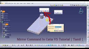 Rectangular, circular and user patterns. Mirror Command In Catia V5 Tutorial Tamil Youtube