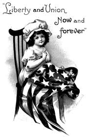 Fourth of july with an eagle and fireworks. 4th Of July Black And White Free Clip Art Vintage Holiday Crafts