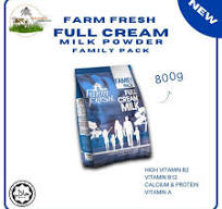 Farm Fresh Susu Tepung Penuh Krim Full Cream Milk Powder (800g)