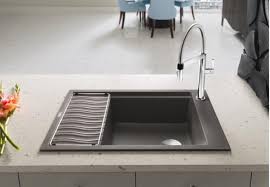 medium single with drainer kitchen sink