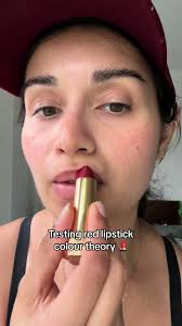 Testing colour theory with a red lippie💄 to procrastinate my endless  packing 📦 #redlip thanks @The Lipstick Lesbians for the bedt content  inspo! #colortheory #guccirossoancora #guccibeauty ...