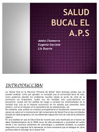 Salud Bucal El A.P.S