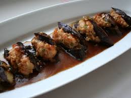 The Best Stuffed Eggplant Recipe Dim Sum Central Dim Sum Recipes Eggplant Recipes Chinese Eggplant Recipes
