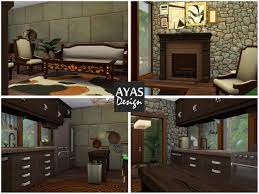 Snowdrop Flower A Frame Home By Ozgeayas At Tsr Sims 4 Updates