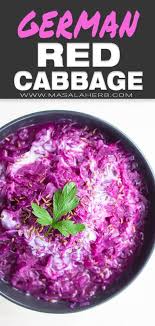 German Red Cabbage Recipe Is Called Rotkohl Or Blaukraut Healthy Side Dish With Braised Red Cab Red Cabbage Recipes Cabbage Recipes German Red Cabbage Recipes