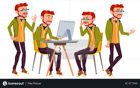 Premium Office Worker Illustration Download In Png Vector Format Commercial And Office Architecture Business Man Worker