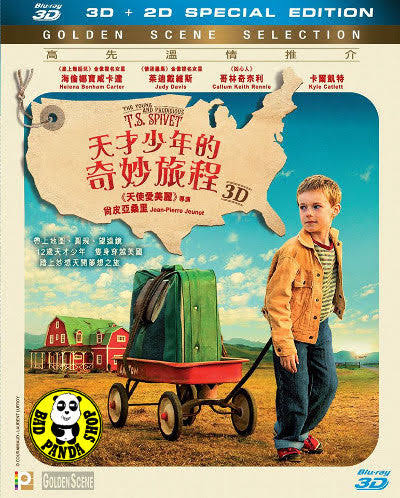 Bad Panda Shop — The Young And Prodigious T.S. Spivet 天才少年的奇妙旅程 2D + 3D  Blu-Ray (2015)