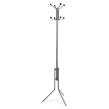 Lorell Tripod Base 4 Hook Metal Coat Rack 1 Each Silver Walmart Com 4hook Base Coat Coat Rack Hanger Design Hanger Rack