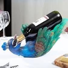 Guzzles The Peacock Wine Holder Findgift Com Wine Holder Unique Wine Bottle Holder Wine Bottle Holders