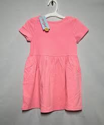 Toddler Girls' Solid Knit Short Sleeve Dress