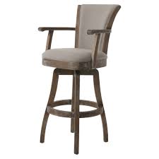 The charlton home swivel bar stool with cushion is designed for a contemporary home. Upholstered Arm Swivel Bar Stool Ideas On Foter