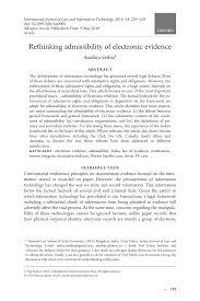 Presumption as to electronic records five year old. Https Academic Oup Com Ijlit Article Pdf 24 3 229 7146332 Eaw005 Pdf
