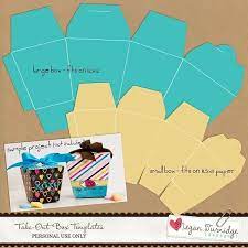 Take Out Box Templates Freebie Crafts Paper Crafts Diy Gifts