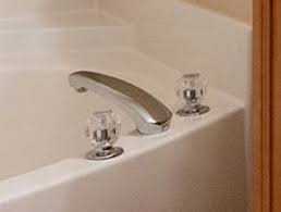 Hold it with the pliers and ease it out of the faucet. Replace Faucet Handles In Existing Bathtub Home Improvement Stack Exchange